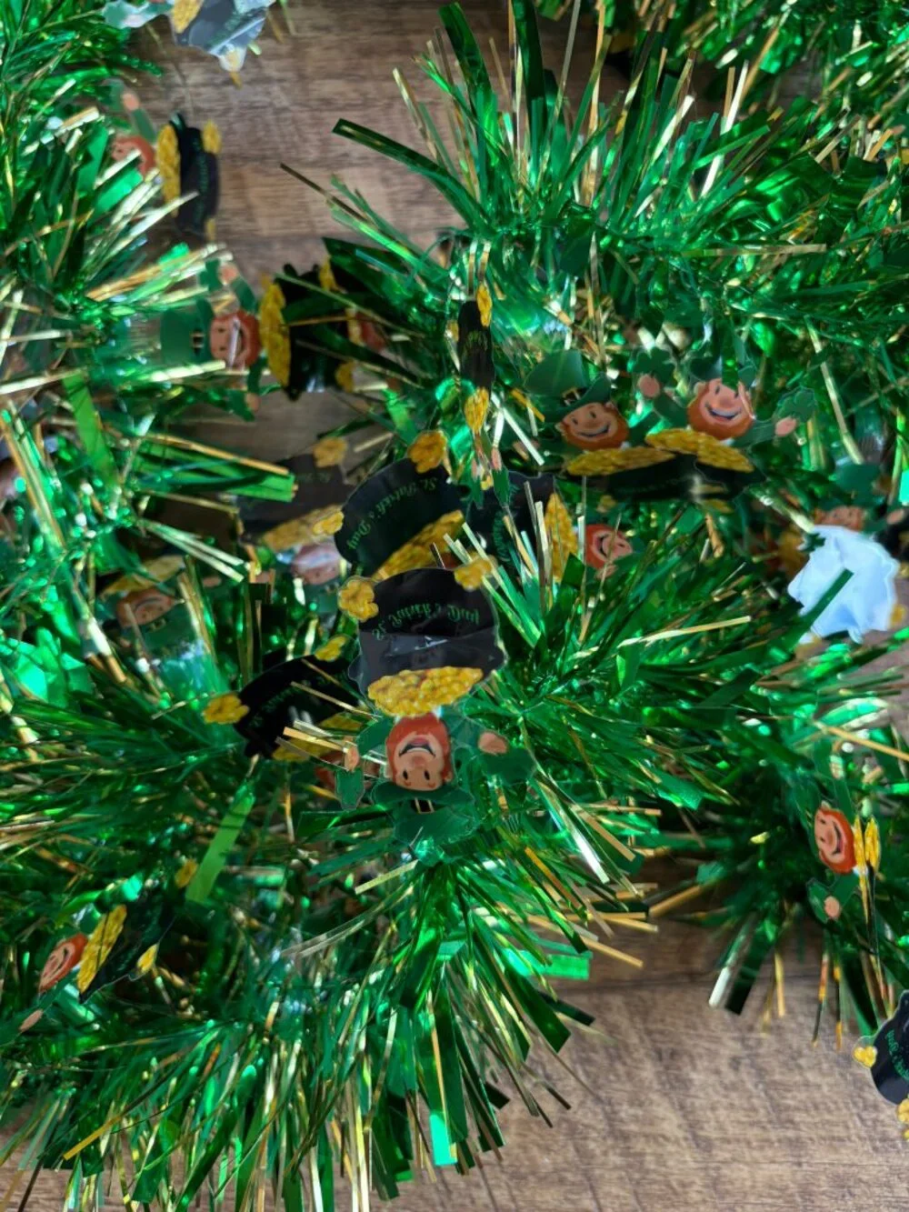 St Patrick's Day Leprechaun 9 Foot Garland